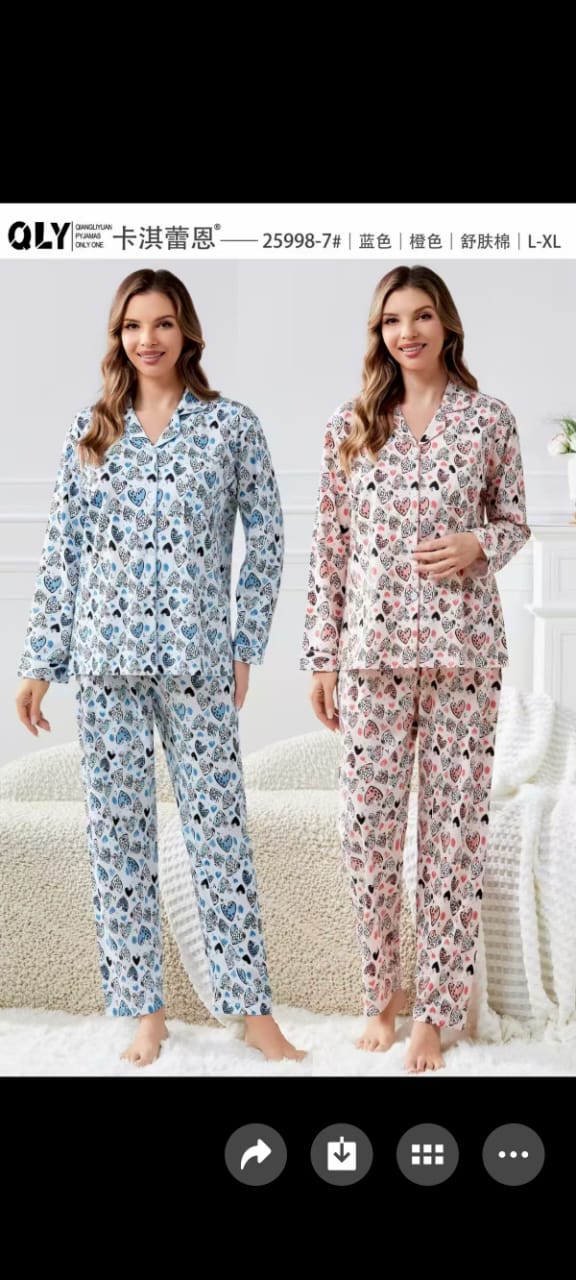 Valerie Women Pajama Set Premium Quality