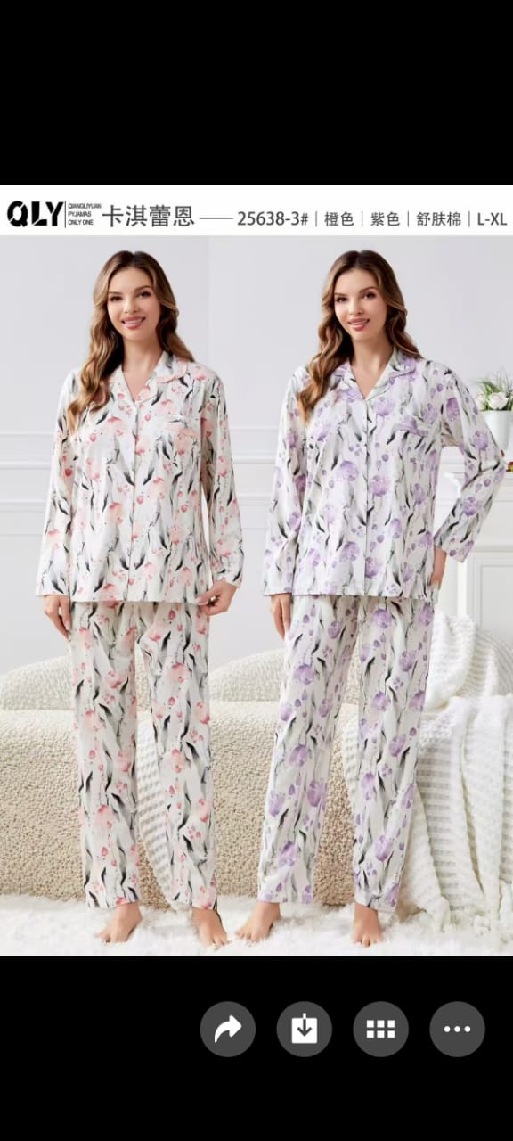 Valerie Women Pajama Set Premium Quality