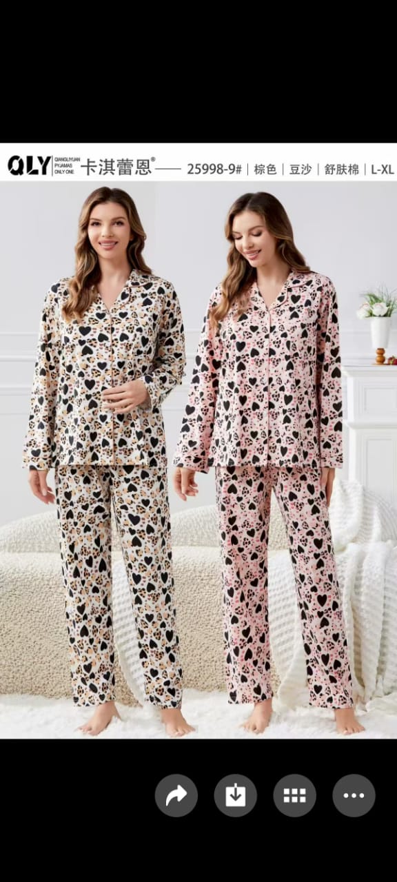 Valerie Women Pajama Set Premium Quality